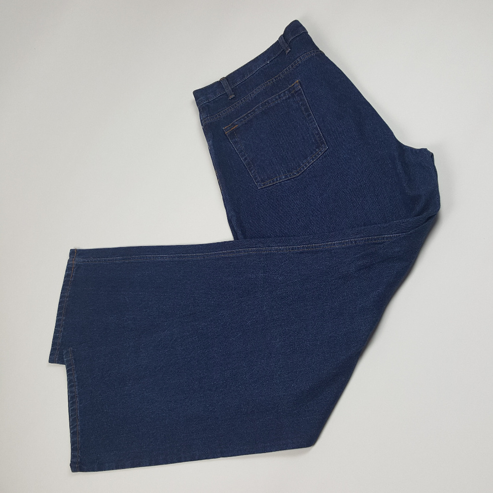 Aramark Men's Blue Work Jeans Tag Size W44 L34